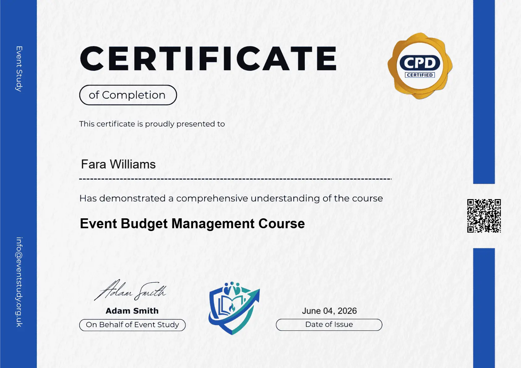 Get your FREE CPD Certificate!
