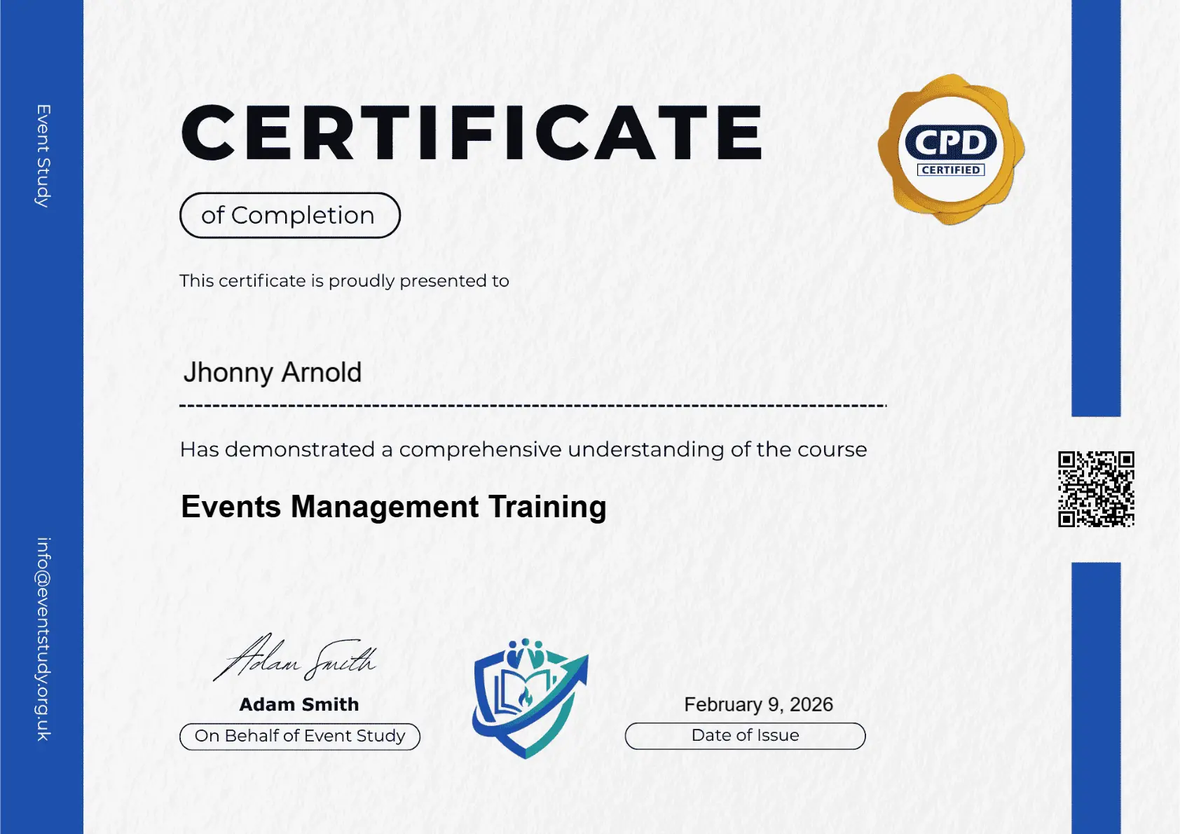 Get your FREE CPD Certificate!