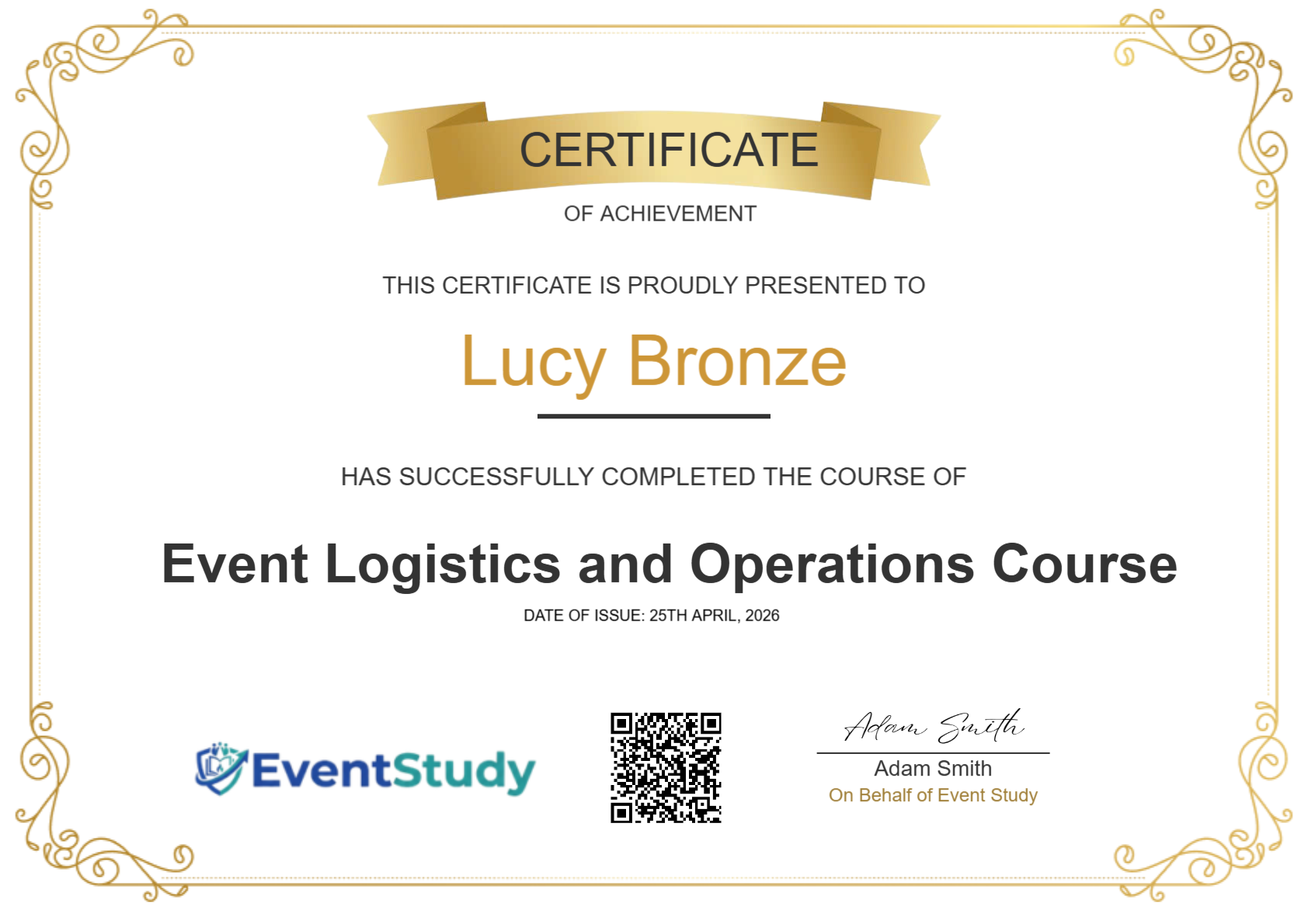 Get your FREE Certificate!