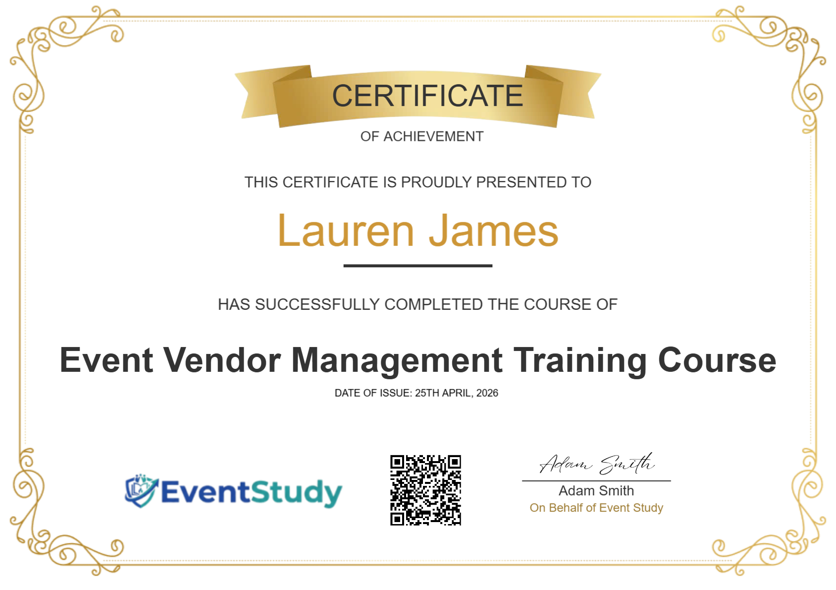 Get your FREE Certificate!