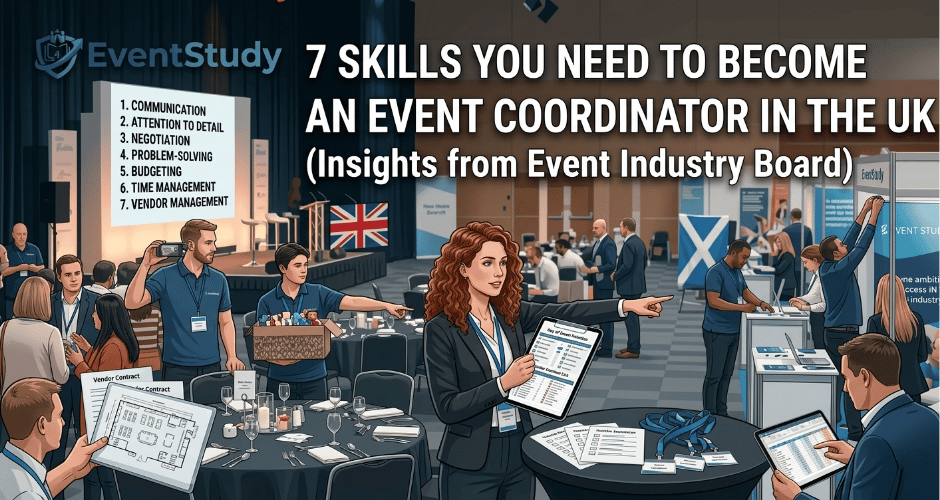 7 Skills You Need to Become an Event Coordinator in the UK (Insights from Event Industry Board)