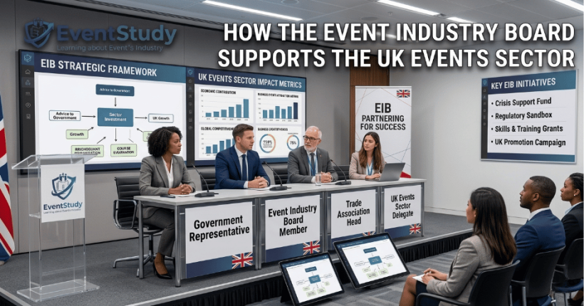 now make How the Event Industry Board Supports the UK Events Sector change the main image and persons accordingly, try new image