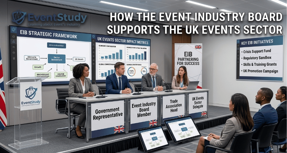 now make How the Event Industry Board Supports the UK Events Sector change the main image and persons accordingly, try new image