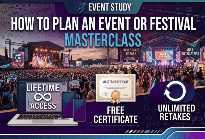 How To Plan an Event or Festival - Masterclass