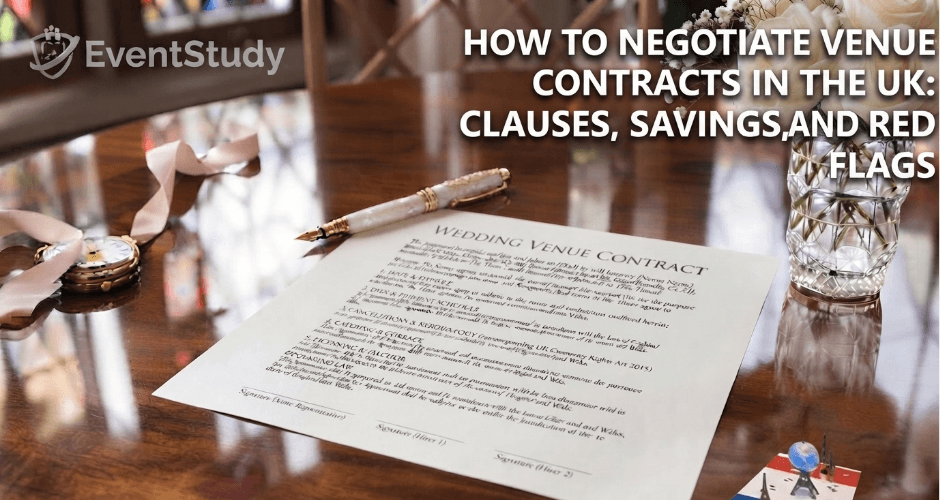 How to Negotiate Venue Contracts in the UK Clauses, Savings, and Red Flags