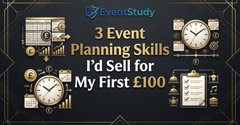 3 Event Planning Skills I’d Sell for My First £100