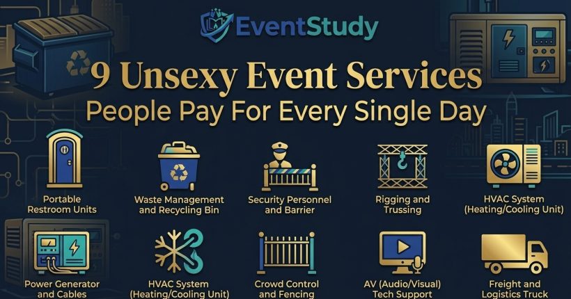 9 Unsexy Event Services People Pay For Every Single Day