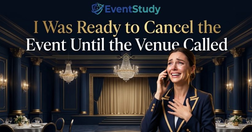 I Was Ready to Cancel the Event Until the Venue Called