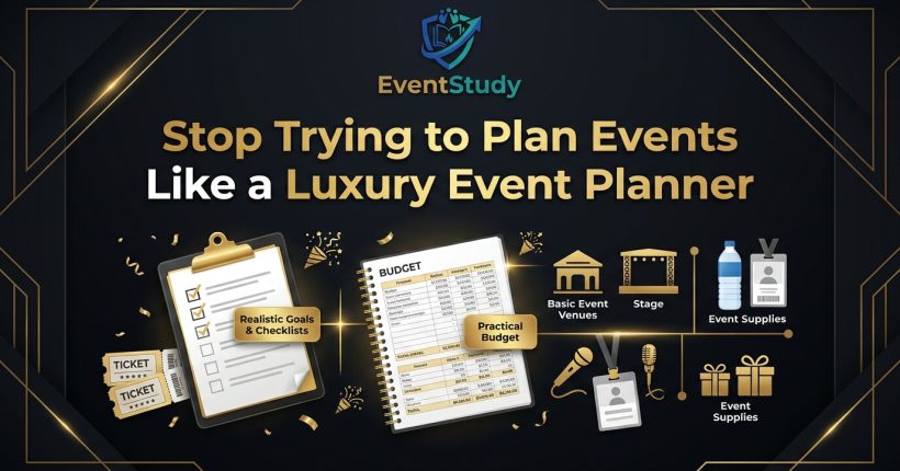 Stop Trying to Plan Events Like a Luxury Event Planner