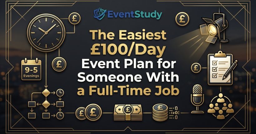 The Easiest £100Day Event Plan for Someone With a Full-Time Job
